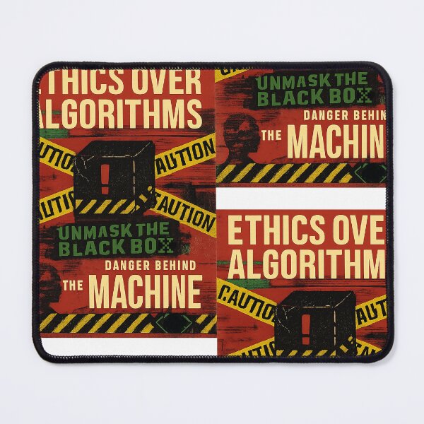 Item preview, Ethics Over Algorithms - AI Awareness designed and sold by NaphDesigns.