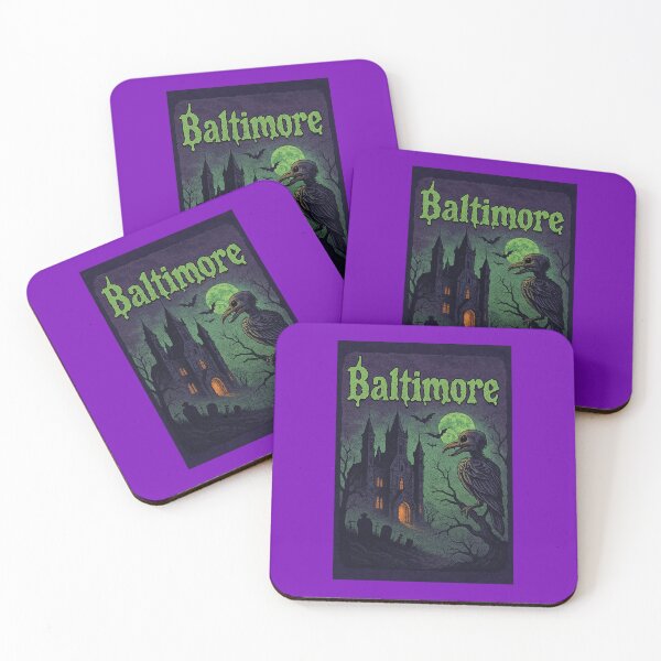 Item preview, Baltimore designed and sold by Broken Antler Designs .