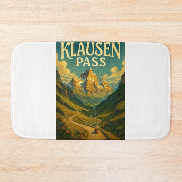 Item preview,  Klausen Pass, Switzerland – Winding Alpine Road and Glorious Peaks designed and sold by Places On Earth.