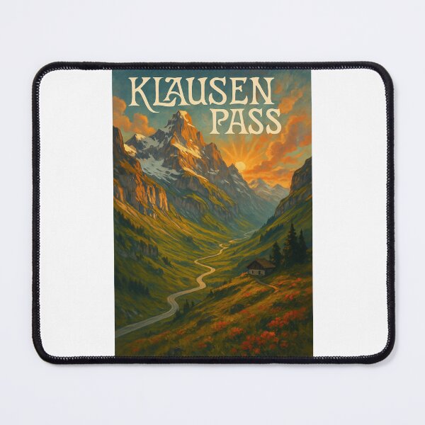 Item preview, Klausen Pass, Switzerland – Sunset Over the Alpine Valley designed and sold by Places On Earth.