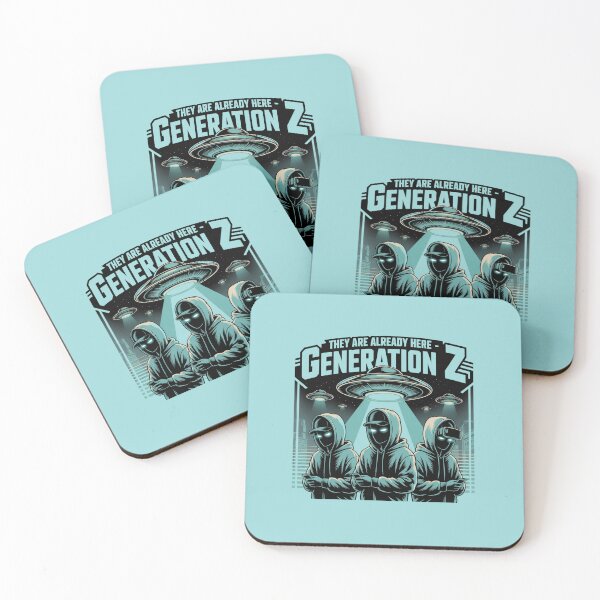 Item preview, "Generation Z – They Are Already Here | Futuristic  Art" designed and sold by HolisticFurArt.