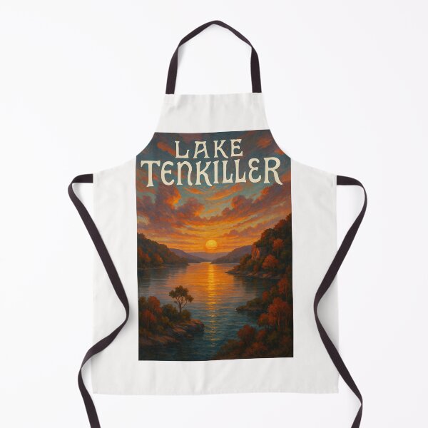 Item preview, Lake Tenkiller, Oklahoma – Glowing Sunset Across Serene Waters designed and sold by Places On Earth.