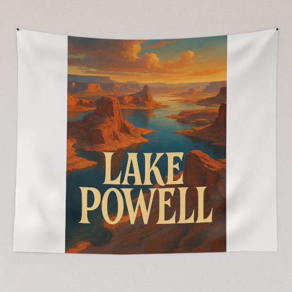 Item preview,  Lake Powell, Utah-Arizona – Sunlit Canyons and Desert Waters designed and sold by Places On Earth.