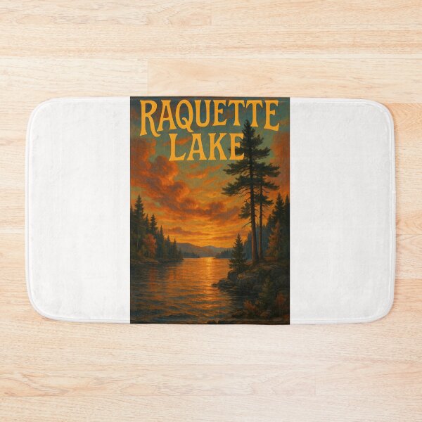 Item preview, Raquette Lake, New York – Sunset Over Adirondack Waters designed and sold by Places On Earth.