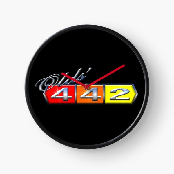 Olds' 442 Chrome Clock