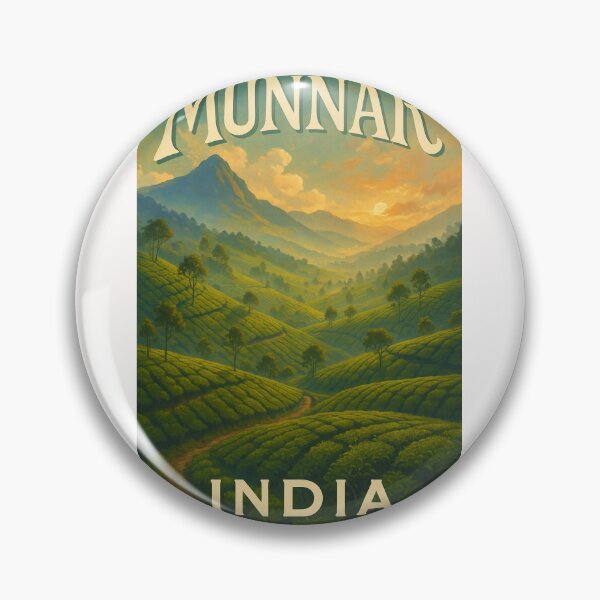 Item preview,  Munnar, Kerala – Sunrise Over Western Ghats and Tea Gardens designed and sold by Places On Earth.