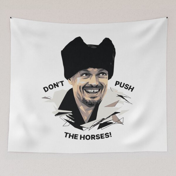 Item preview, Dont Push The Horses Funny Quote Usyk designed and sold by Lonieoyette.