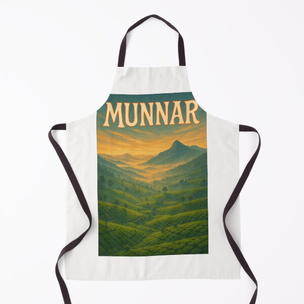 Item preview, Munnar, Kerala – Morning Mists over Tea Plantations and Hills designed and sold by Places On Earth.