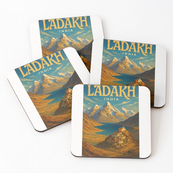 Item preview,  Ladakh, India – Monastery Overlooking Lake and Himalayan Peaks designed and sold by Places On Earth.