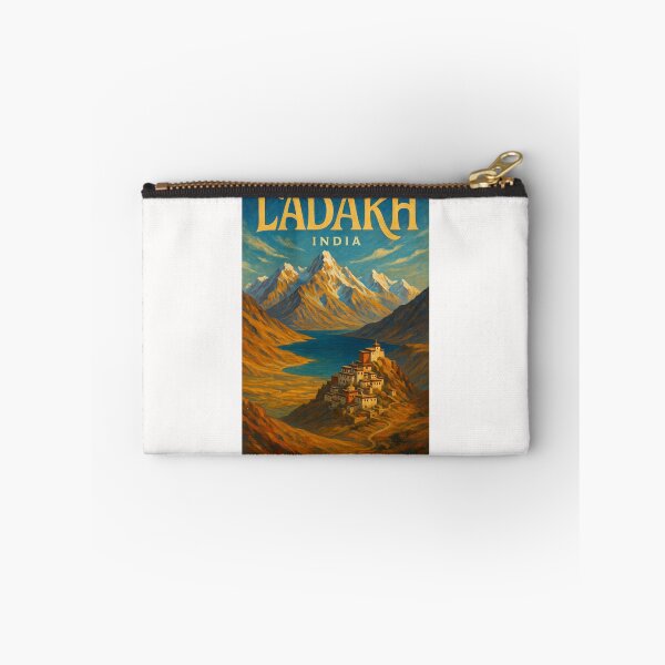 Item preview,  Ladakh, India – Monastery Overlooking Lake and Himalayan Peaks designed and sold by Places On Earth.