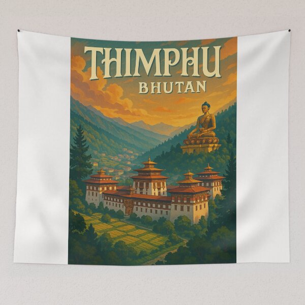 Item preview,  Thimphu, Bhutan – Buddha Dordenma and Himalayan Capital designed and sold by Places On Earth.