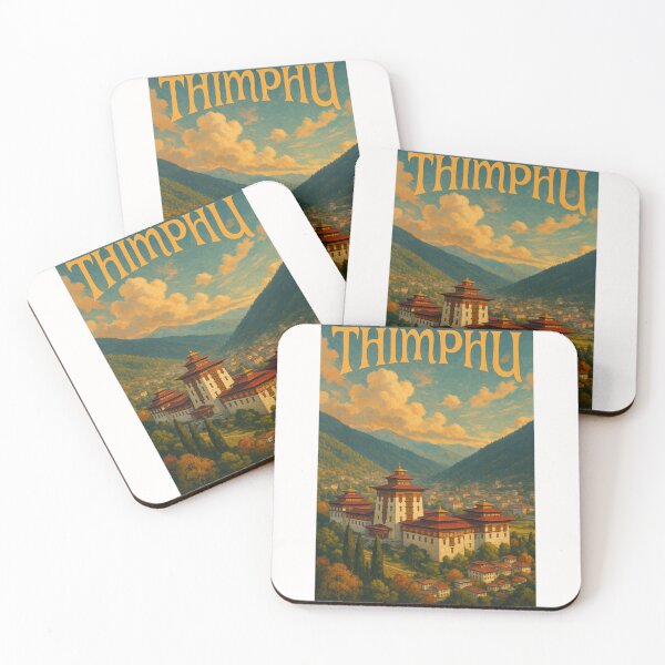 Item preview,  Thimphu, Bhutan – Tashichho Dzong in Autumn Himalayan Valley designed and sold by Places On Earth.