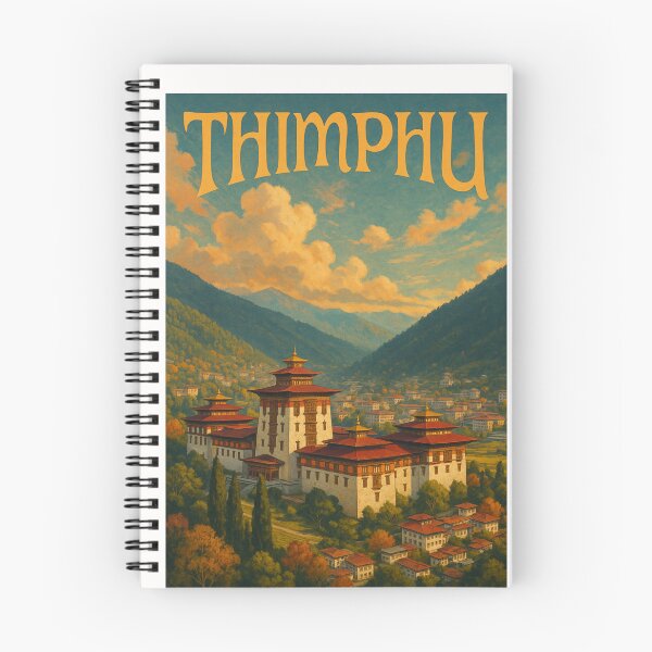 Item preview,  Thimphu, Bhutan – Tashichho Dzong in Autumn Himalayan Valley designed and sold by Places On Earth.