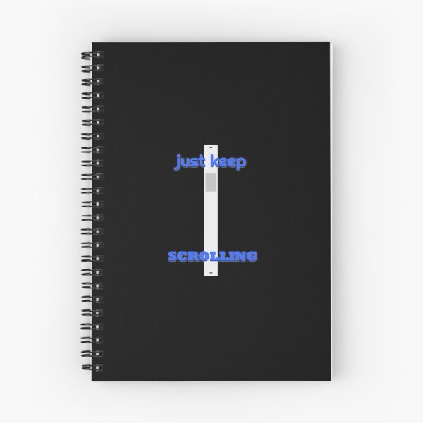 Item preview, Just keep scrolling Blue designed and sold by CTRLesc.