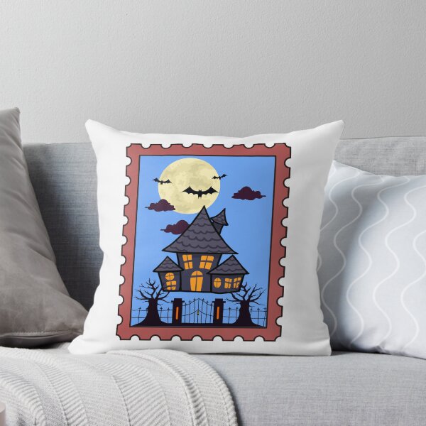 Item preview, Haunted House Halloween Stamp designed and sold by Got2BSnazzy.