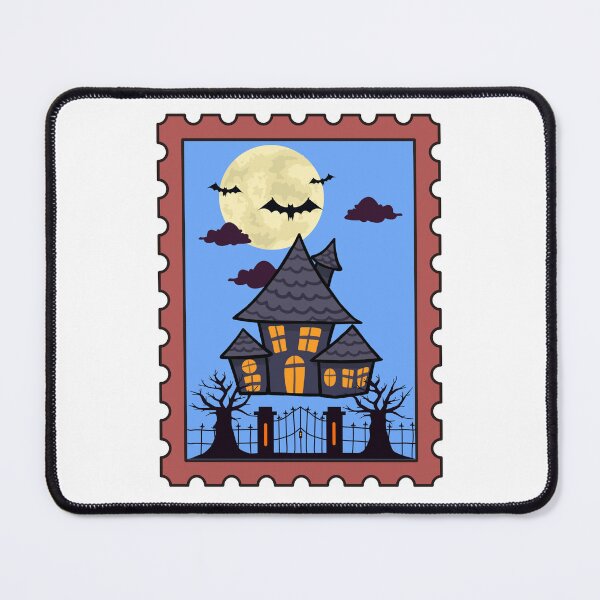 Item preview, Haunted House Halloween Stamp designed and sold by Got2BSnazzy.