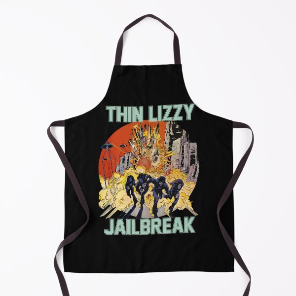 Item preview, Thin Lizzy Jailbreak Explosion Vintage Black Print designed and sold by donnieivettebz.