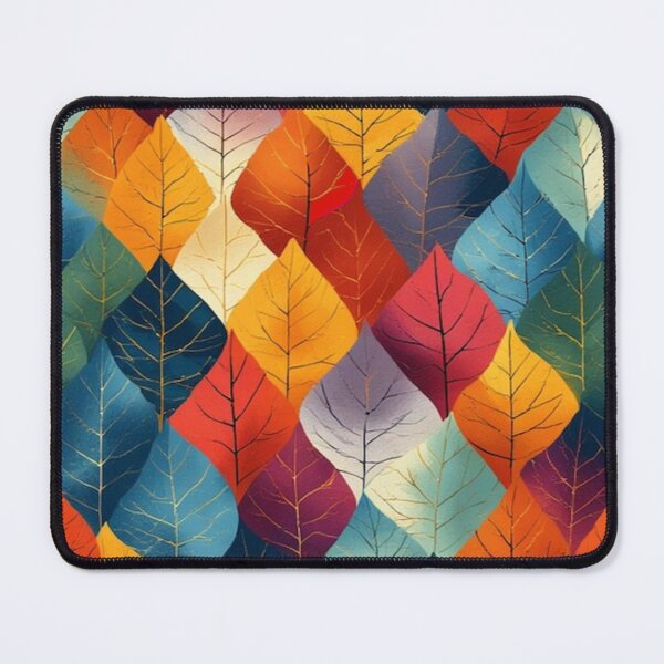 Item preview, Colorful Geometric Leaf Pattern Print designed and sold by Harkins-House.