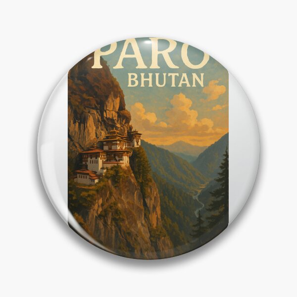 Item preview,  Paro, Bhutan – Taktsang Monastery Overlooking the Himalayan Valley designed and sold by Aryabek.