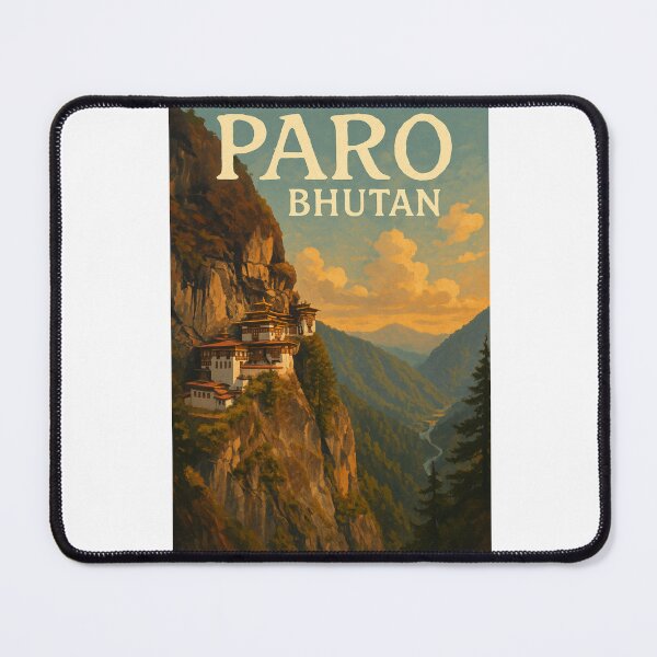 Item preview,  Paro, Bhutan – Taktsang Monastery Overlooking the Himalayan Valley designed and sold by Aryabek.