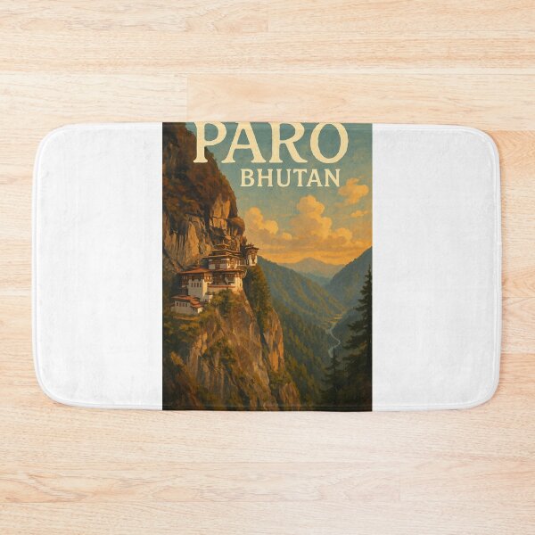 Item preview,  Paro, Bhutan – Taktsang Monastery Overlooking the Himalayan Valley designed and sold by Aryabek.