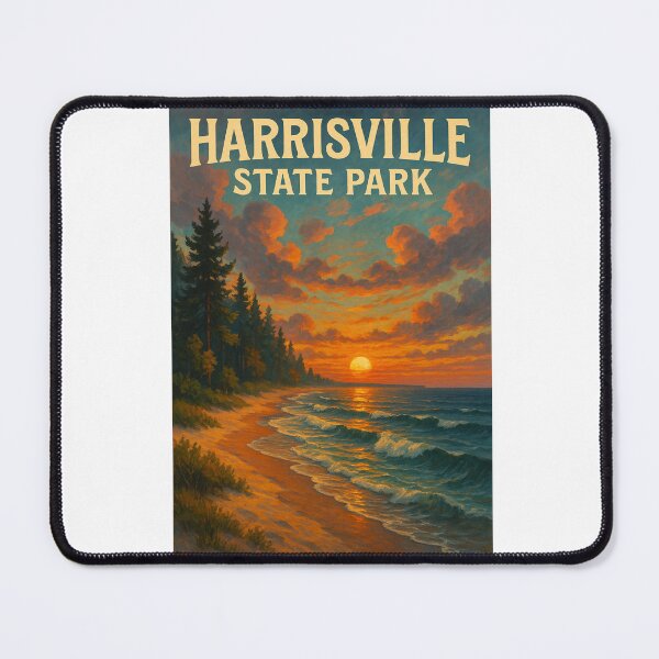 Item preview, Harrisville State Park, Michigan – Sunset Along Lake Huron Coast designed and sold by Aryabek.