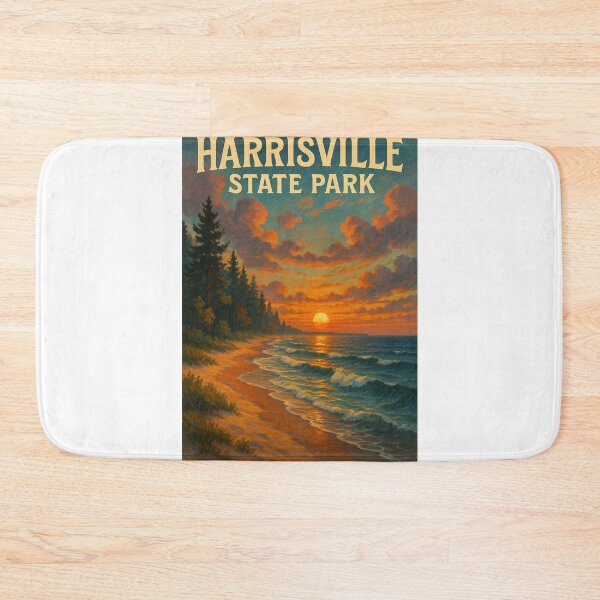 Item preview, Harrisville State Park, Michigan – Sunset Along Lake Huron Coast designed and sold by Aryabek.