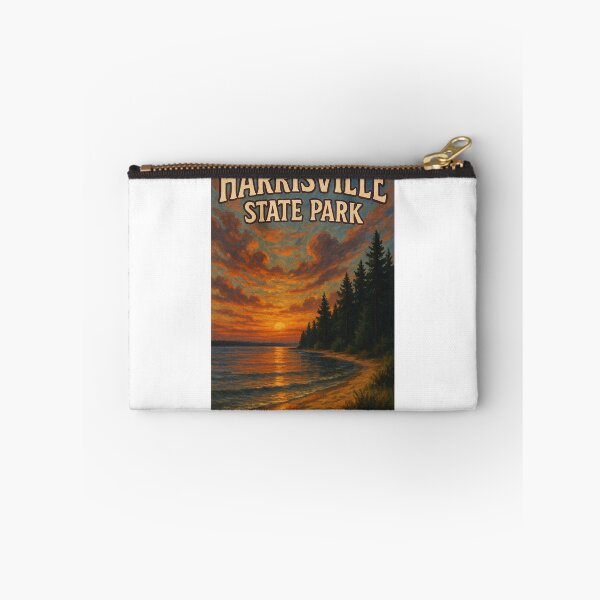 Item preview,  Harrisville State Park, Michigan – Fiery Sunset on Lake Huron designed and sold by Aryabek.