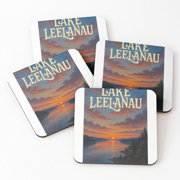 Item preview,  Lake Leelanau, Michigan – Northern Sunset Over Inland Waters designed and sold by Aryabek.