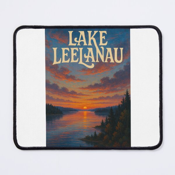 Item preview,  Lake Leelanau, Michigan – Northern Sunset Over Inland Waters designed and sold by Aryabek.