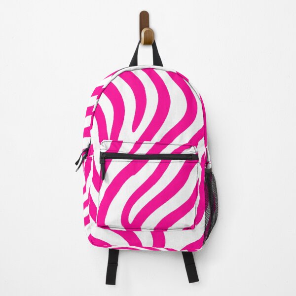 Item preview, Hot Pink Wavy Zebra Stripe Pattern Transparent designed and sold by SassyArtistry.