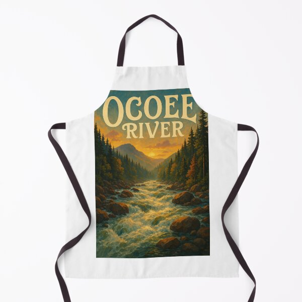 Item preview, Ocoee River, Tennessee – Sunset Over Whitewater Rapids and Mountains designed and sold by Aryabek.