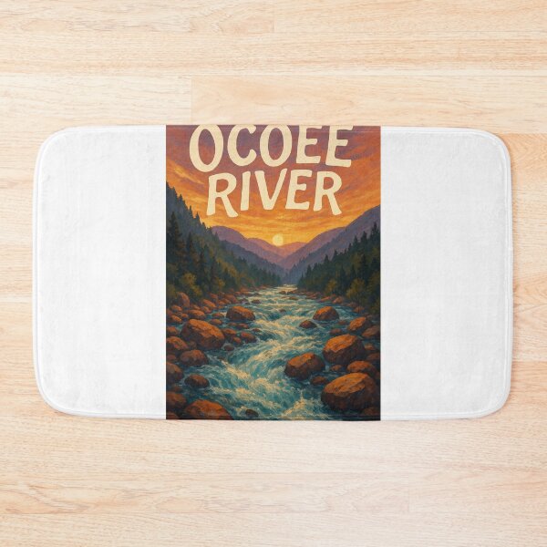 Item preview,  Ocoee River, Tennessee – Fiery Sunset Over Wild Appalachian Waters designed and sold by Aryabek.