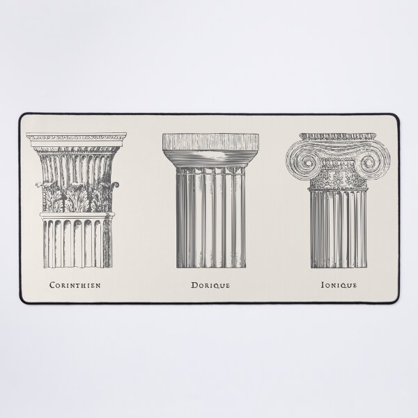 Item preview, Three Roman Columns designed and sold by Artcop's T-Shirt Emporium.