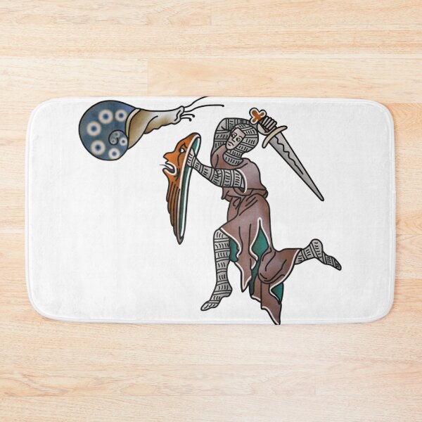 Item preview, Marginalia Knight Vs Snail Medieval Meme designed and sold by Eulakman.
