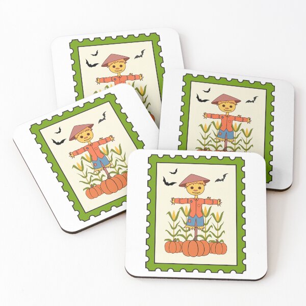 Item preview, Scarecrow Halloween Stamp designed and sold by Got2BSnazzy.
