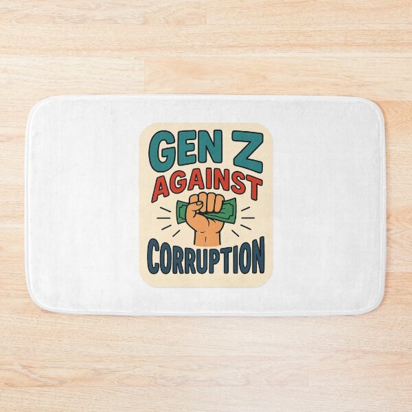 Item preview,  Gen Z Against Corruption – Raised Fist Protest with Bribery Symbol designed and sold by Aryabek.