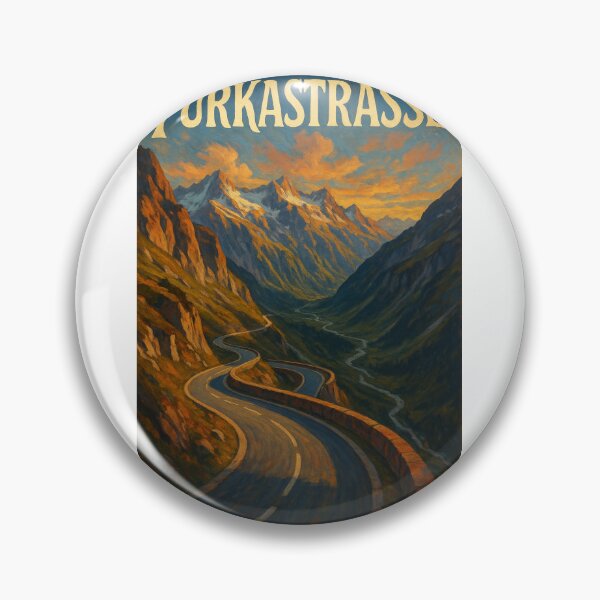 Item preview,  Furkastrasse, Switzerland – Alpine Road Winding Through the Swiss Alps designed and sold by Aryabek.