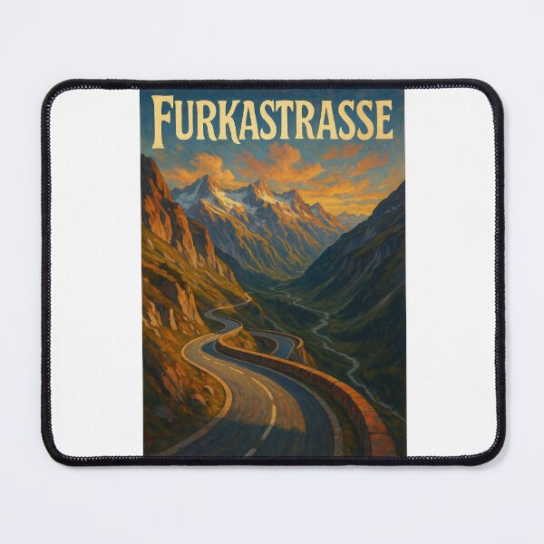 Item preview, Furkastrasse, Switzerland – Alpine Road Winding Through the Swiss Alps designed and sold by Aryabek.