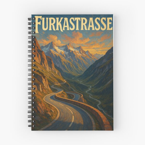 Item preview,  Furkastrasse, Switzerland – Alpine Road Winding Through the Swiss Alps designed and sold by Aryabek.