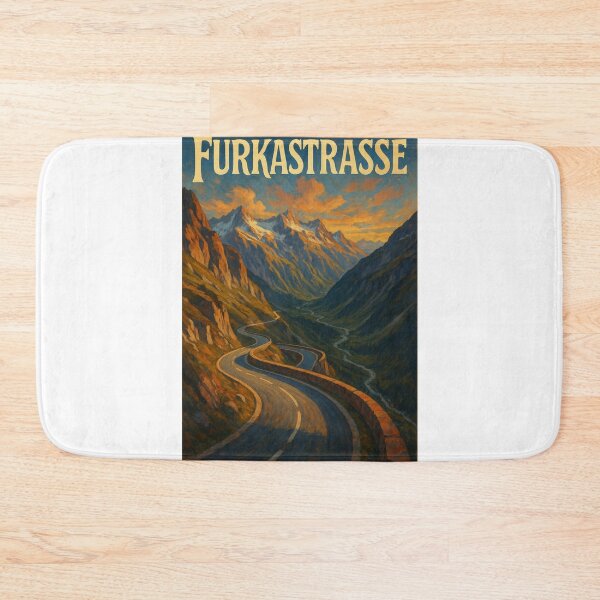 Item preview,  Furkastrasse, Switzerland – Alpine Road Winding Through the Swiss Alps designed and sold by Aryabek.