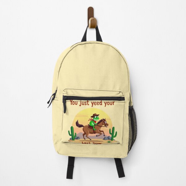 Item preview, You Just Yeed Your Last Haw – Funny Cowboy Frog Meme designed and sold by PriyaMagic.