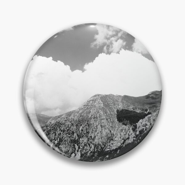 Item preview, View from Frontignano di Ussita with clouds, peaks, vegetation, wires designed and sold by Kristina Drozd.