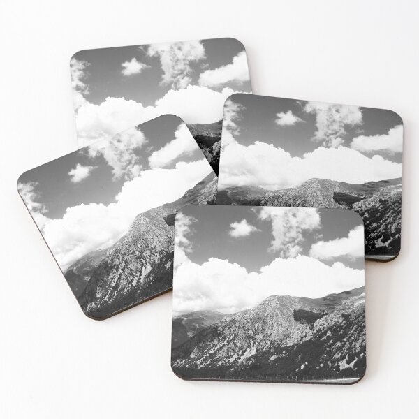Item preview, View from Frontignano di Ussita with clouds, peaks, vegetation, wires designed and sold by Kristina Drozd.