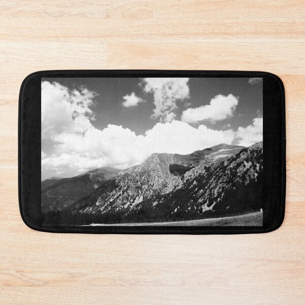 Item preview, View from Frontignano di Ussita with clouds, peaks, vegetation, wires designed and sold by Kristina Drozd.