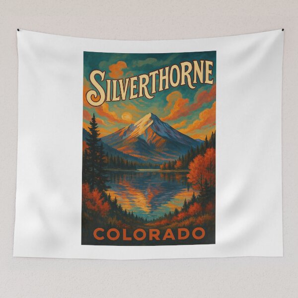 Item preview,  Silverthorne, Colorado – Autumn Reflections in the Rocky Mountains designed and sold by Aryabek.