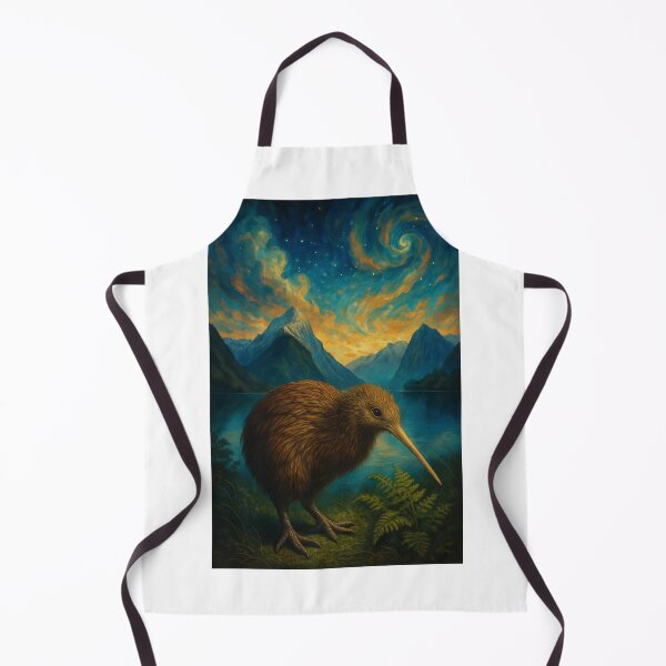 Item preview, Kiwi Under the Stars – New Zealand Wilderness and Native Bird designed and sold by Aryabek.
