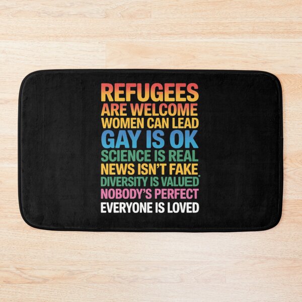 Item preview, Anti Trump Science Refugees Love Womens Rights Gay designed and sold by DonaldLMontalvo.