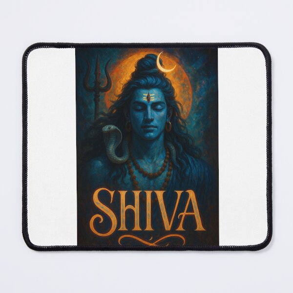 Item preview,  Lord Shiva – Trishul, Serpent, and Celestial Elements in Sacred Form designed and sold by Aryabek.