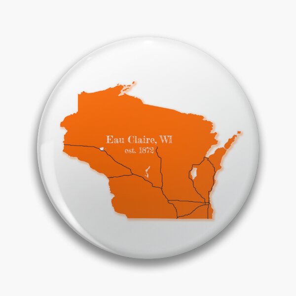 Artikelvorschau, Eau Claire, WI [Orange] entworfen und verkauft von PhilbonianDezin.